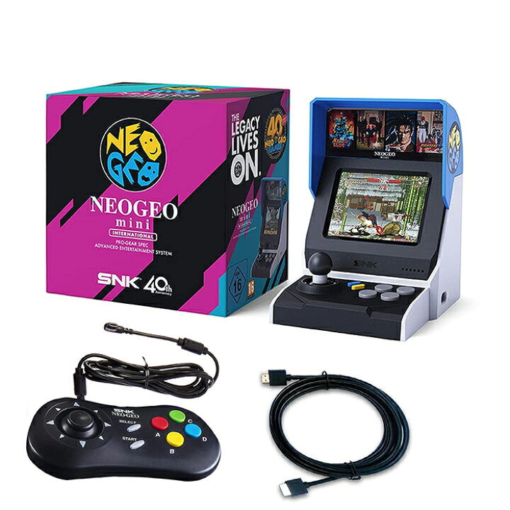 楽天市場】NEOGEO Mini インターナショナル NEOGEO Mini パット 黒 