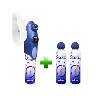ユニコム UNICOM 携帯酸素発生器 オーツーアスリート O2 Athlete スタートキット ＋ 交換用ボンベ缶 2本…