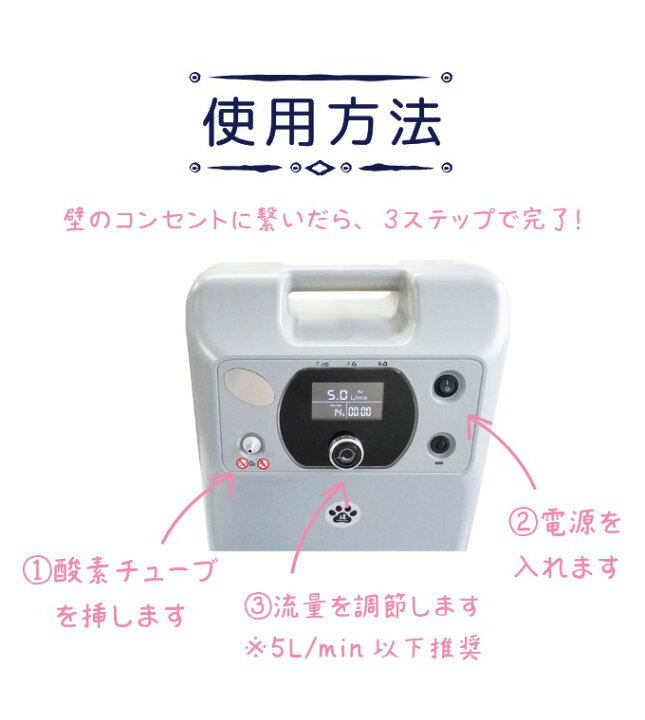 楽天市場】ユニコム UNICOM 酸素濃縮器 ユニクリア S5 ペットオキシ 