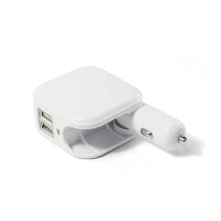 【メール便送料無料】ACDCシガーソケットアダプタ2ポート車載コンセントUSB急速充電旅行必須アイテムAndroidXperiaiPhoneiPadiPodなど対応