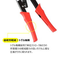 【メール便送料無料】圧着スリーブ用圧着ペンチ圧着工具1.25-16mmHS-16TY23