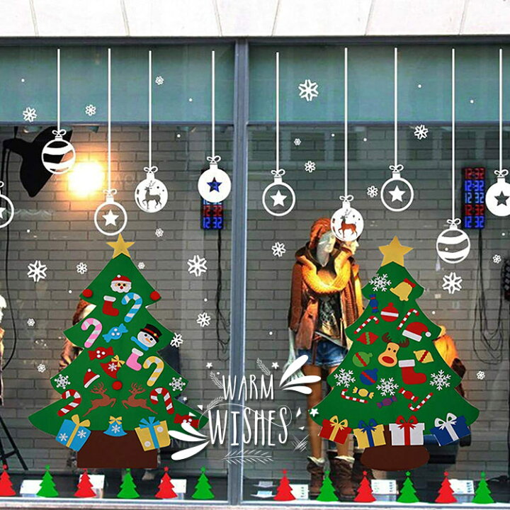 楽天市場 在庫処分 子供のための壁飾り付けのクリスマスツリープレゼント 子供のためのクリスマスツリーメリークリスマスホーム のパーティーを飾り 家 屋外壁の飾り Unicona 楽天市場店