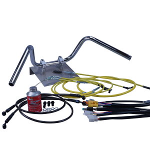 Z400FX �Z�~���ڂ�A�b�v�n���h�� �Z�b�g �i��A�b�v�n�� ���C���[ �V�{�� �n���h�� �S�N�� KZ400E �o�[�e�b�N�X