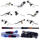 FTR223 メッシュ ブレーキホース マスターシリンダー セット フロント FTR223 03-07 BA-MC34/JBK-MC34 ソリッドカラー…