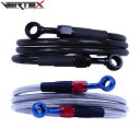 ゼファー750/RS メッシュ ブレーキホース リア クリアホース スモークホース メッシュブレーキホース ゼファー750/RS …