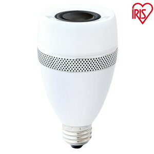 【2個セット】LED電球 スピーカー搭載 E26 40W 電球色 アイリスオーヤ 送料無料 スピーカー付 LED電球 E26 40形相当 LDF11L-G-4S