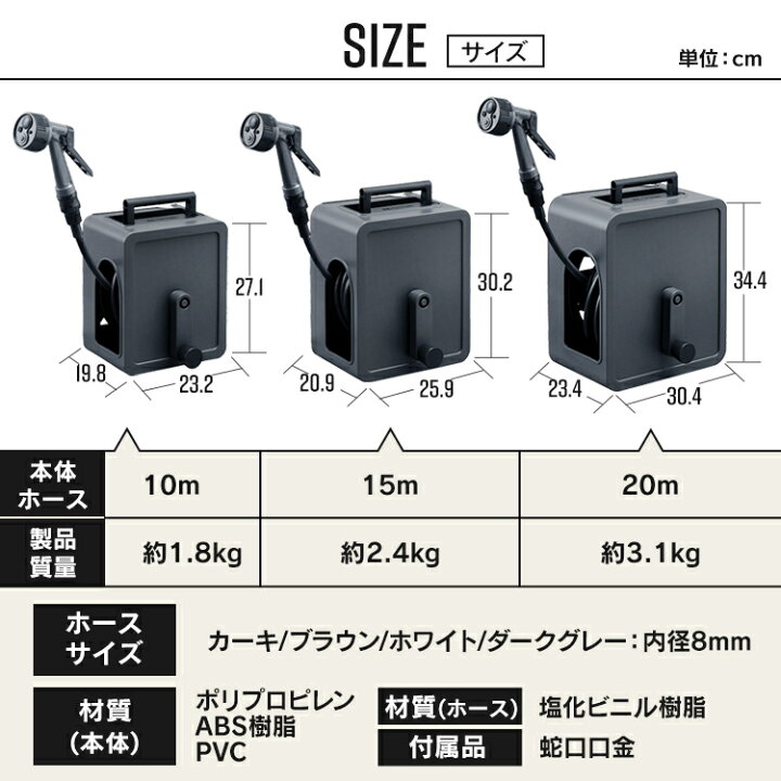 楽天市場】≪10%OFFｸｰﾎﾟﾝ☆14日20時~21日10時≫【2年保証付き】ホース 