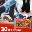 【期間限定最大19%OFF！】＼滑り止め付き！／靴下用カイロ 30足 足用カイロ カイロ 滑り止め 貼らないカイロ 貼らない 使い捨てカイロ 靴下カイロ くつ用 白 まとめ買い 使い捨て レジャー お出かけ 屋外 防寒 防災 備蓄 アイリスオーヤマ ぽかぽか家族 *【割振】[2506SE]