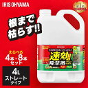 ＼P10倍！〜12日9:59／【4個セット/8個セット】除草剤 除草 強力 4L セット 速効除草剤 WSJ-4L雑草対策 除草 除草剤 …