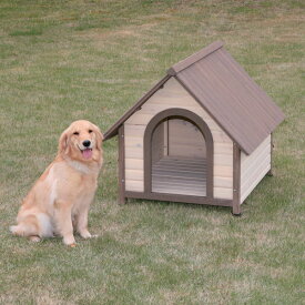 犬 小屋 屋外 中型犬 【送料無料】【 大型用】ウッディ舎 WDK-900【アイリスオーヤマ 大型用 舎 ハウス 木製】
