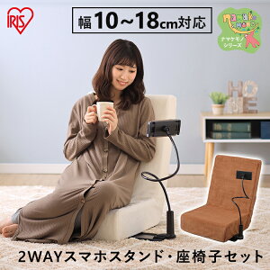 座椅子 イス 椅子 リラックスチェア 椅子 座いす スマホスタンド付き コンパクト 小さい リラックスチェア 折りたたみ スマホスタンド付き座椅子 SSFC-1 おしゃれ リラックス テレワーク リモ