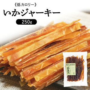 いかジャーキー 250g 送料無料 いか するめジャーキー するめ おやつ 珍味 やみつき おつまみ 家飲み ダイエット 噛む 【メール便】