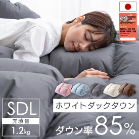 掛け布団 ダブル 羽毛布団 ホワイトダックダウン85％ 1.2kg セミダブルロング PAA19RP 羽毛布団 羽毛ふとん 羽毛 掛け布団 掛布団 ダックダウン セミダブル SDL 日本製 抗菌 防臭 アレル対策 寝具 布団 インテリア 全6色【D】