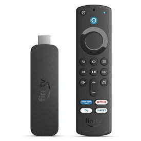 ファイヤースティック ストリーミングメディアプレーヤー Amazon Fire TV Stick 4K (第2世代) ブラック B0BW2L198LWi-Fi_6E対応 リモコン+スティック 8GBストレージ Alexa対応 amazonスティック 映画・TV番組 コンテンツ チャンネル 【D】
