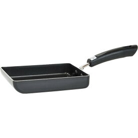 家庭用品 鍋 フライパンマイヤー フジマルブラック エッグパン FE2-EMマイヤー 卵焼き アルミボディ 外面ほうろう加工 内面ノンスティック加工 ガス火専用 熱くなりにくい樹脂製ハンドル 軽量 使いやすい シンプル 【B】