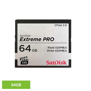 SanDisk �G�N�X�g���[�� �v�� CFast 2.0 �J�[�h 64GB SDCFSP-064G-J46DSD�J�[�h 64GB sandisk �T���f�B�X�N �R���p�N�g ��e�� �f�[�^�ۑ� ���ϋv ���掿 �T���f�B�X�N