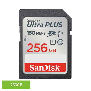 SanDisk Ultra PLUS SDXC UHS-I�J�[�h 256GB SDSDUWL-256G-JN3INSD�J�[�h 256GB sandisk �T���f�B�X�N �R���p�N�g ��e�� �f�[�^�ۑ� ���ϋv ���掿 �T���f�B�X�N