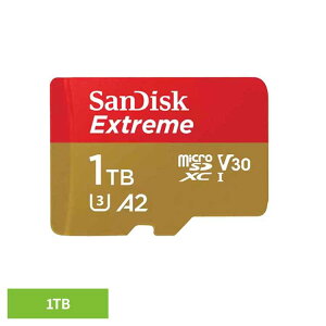 [�ő�400�~OFF�N�[�|��]SanDisk Extreme microSDXC UHS-I�J�[�h 1TB SDSQXAV-1T00-JN3MDSD�J�[�h 1TB sandisk �T���f�B�X�N �R���p�N�g ��e�� �f�[�^�ۑ� ���ϋv ���掿 �T���f�B�X�N