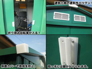 【送料無料】メタルシェッド1002(S1002A)【TD】【特大スチール物置収納庫倉庫サイクルガレージメーカー直送品】