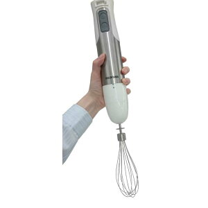 電動ハンドブレンダーHBL-200送料無料ミキサーハンディミキサー電動泡立て器調理器具ホイッパーおしゃれホワイトお菓子作りシェイク【D】【予約】