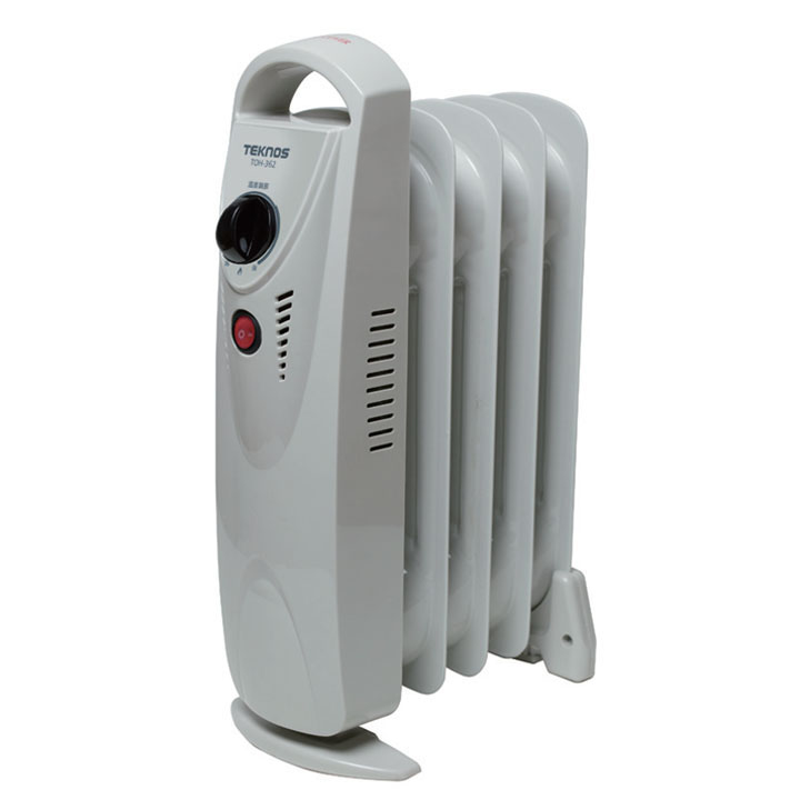 ミニオイルヒーター グレイッシュホワイト TOH-362暖房 暖房器 暖房機器 即納 オイルヒーター ヒーター TEKNOS コンパクト 転倒OFFスイッチ 40％OFFの激安セール ミニ B D