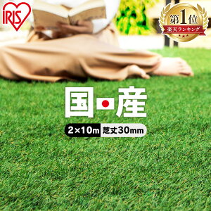 【レビュー投稿でおまけプレゼント】人工芝 ロール 2m×10m 芝丈30mm IP-30210 国産 人工芝 リアル人工芝 国産人工芝 人工芝生 芝生 人工芝マット 芝生マット 200cm×1000cm 芝丈3cm 人工芝ロール 芝生 ロールタイプ 庭 テラス アイリスオーヤマ