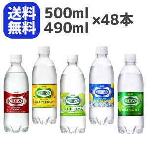 1本68円★強炭酸 48本 1種類 強炭酸水 炭酸水 ウィルキンソン 500ml 送料無料 24本×2ケース アサヒ飲料 タンサン プレーン レモン グレープフルーツ グレフル ペットボトル ドリンク タンサン ハイボール 割材 箱買い まとめ買い 【D】