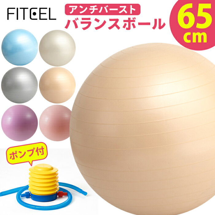バランスボール 65cm フットポンプ付き 空気入れ 耐荷重300kg 子供 体幹トレーニング アンチバースト 椅子 ダイエット器具 ダイエット 器具 ヨガボール エクササイズ フィットネス ストレッチ オフィス バランス ヨガ 運動 65cm 空気入れ付き 体幹 椅子 送料無料 D 的