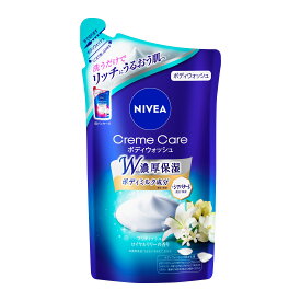 ニベア クリームケア ボディウォッシュ ブリティッシュロイヤルリリー 詰替 360ml 花王 NIVEA ボディソープ つめかえ用 保湿 リッチ しっとり うるおい ロイヤルリリー Kao 【D】