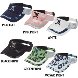 【在庫限り】22SS SKULL GRAPHIC VISOR 22.0 FOS901005 オークリー ゴルフサンバイザー ゴルフ サンバイザー 帽子 ゴルフウェア 00G(BLACK PRINT) 78Y(GREEN PRINT) 01F(MOSAIC PRINT) 67Z(PEACOAT)　81Y(PINK PRINT) 100(WHITE)