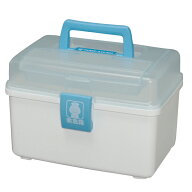 ≪12％OFF！≫救急箱外傷薬用 QB-180 クリアブルー/ホワイト[2603SE]