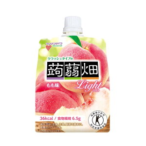 クラッシュタイプの蒟蒻畑 150g 蒟蒻畑 ゼリー パウチ こんにゃく 食物繊維 ヘルシー おやつ 果物 マンナンライフ 食感 特定保健用食品 マンナンライフ ライト_ぶどう味 ライト_もも味 大粒ア