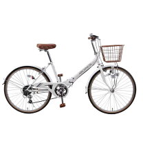 楽天市場】自転車 24インチ（カラーホワイト）（シティサイクル 