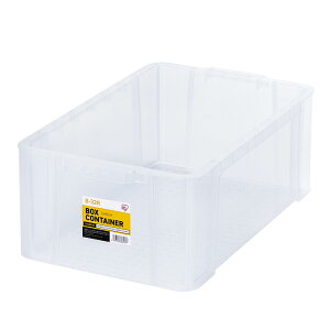コンテナ ボックス 収納 ボックスコンテナ B-32R クリア ブルー コンテナ ボックス 収納 スタッキング BOX 保管 防災 プラスチック 箱 持ち運び 積み重ね フタ無し アイリスオーヤマ