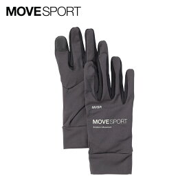 MOVESPORT デサント 手袋 フィールド グローブ / タッチパネル対応 保温 ストレッチ メンズ レディース 2023 秋冬 NEW 新作 アクセサリー 小物 新レーベル DMAWJD92