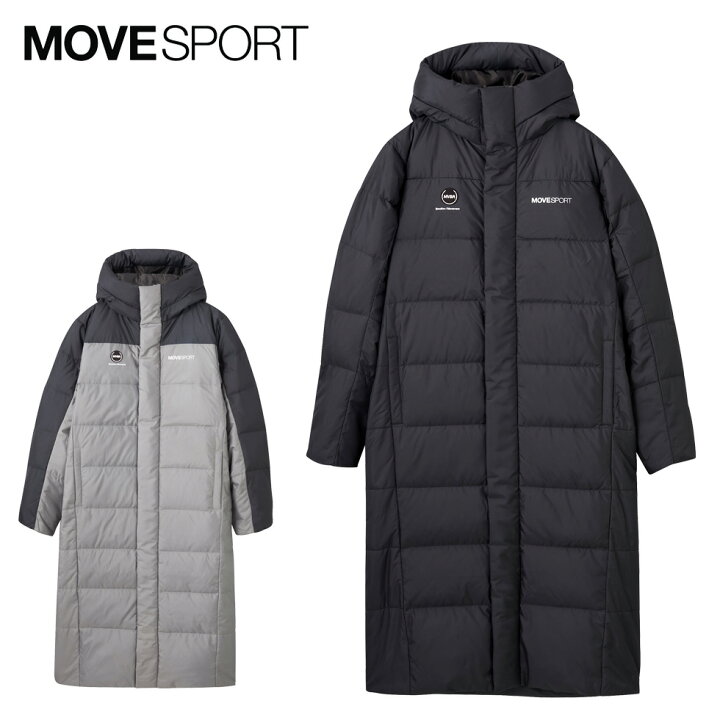 楽天市場】MOVESPORT デサント ベンチコート スーパー ロング ダウン 