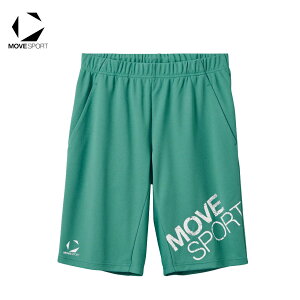 MOVESPORT デサント ムーブスポーツ メンズ ハーフ パンツ ドライ メッシュ ビッグロゴ 吸汗 速乾 UVカット UPF15 UV UVケア 2025 春夏 NEW 新作 MVSP おしゃれ ブランド ST5SHP00M