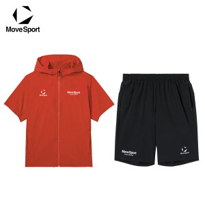 MoveSport �f�T���g ���[�u�X�|�[�c �����Y �ڐG�⊴ ���� �W���[�W �㉺ �Z�b�g �t���W�b�v �n�[�t�p���c �z�� 2WAY�X�g���b�` UV CUT UPF30 2026 �t�� NEW �V�� ������� �u�����h ST6SJK22M ST6SHP06M