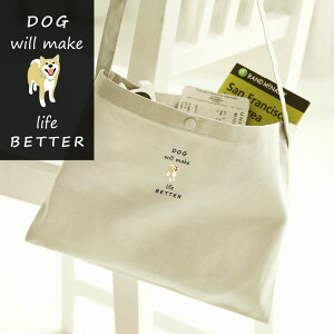 ČObY LoX TRbV  Ԏ  ObY obO |VFbg ~j V_[ U v[g Mtg  Dog will make life better J[I[_[