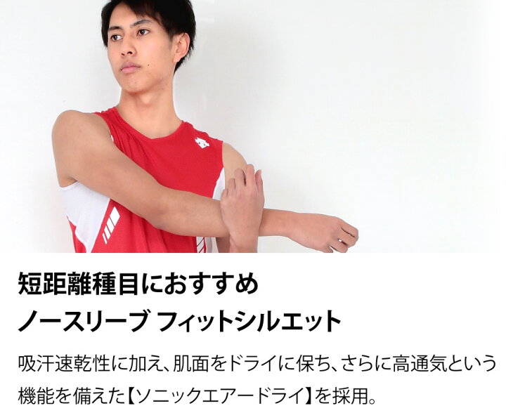 楽天市場 デサント 陸上 競技 オリジナル ネーム 入り ユニフォーム シャツ メンズ ランニング マラソン レース ウェア レーシングシャツ ランニングシャツ ロゴ入り Mt Drn 4700 Mark ユニフォ