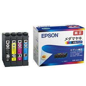 ■送料無料■純正■EPSON MED-4CL インクカートリッジ メダマヤキ 4色パック　EW-056A EW-456A対応インク