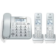 ■送料無料■Panasonic パナソニック (子機2台付き) VE-GD28DL-S VE-GD28DW-S デジタルコードレス電話機 …