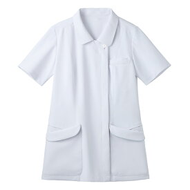 ナース ジャケット MJAL-1801 チュニック 半袖 制菌 制電 吸汗 ナースウェア 医療 白衣 看護 サーヴォ