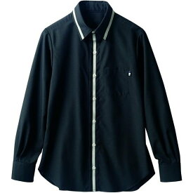 シャツ 白　黒 レディース 飲食店 ユニフォーム レストラン ホール 住商モンブラン ブランシェ BW2502-18
