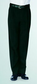 パンツ APK4054 メンズ ツータック スラックス ズボン ボトムス 飲食 制服 ユニフォーム KAZEN SERVICE