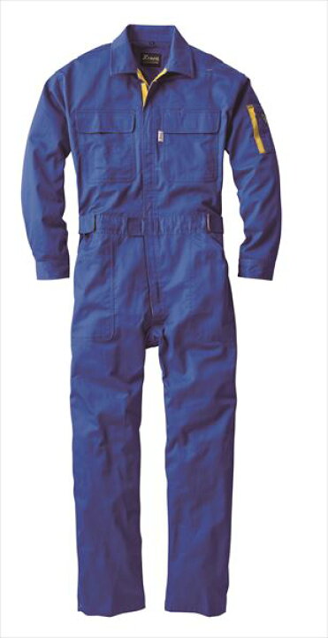 楽天市場】ジーベック XEBEC 34005 続服ツナギ 青 赤 黄 黒 通年 