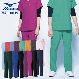 【unite×ミズノ】MZ-0019 定番 スクラブパンツ 男女兼用 白衣 医療用 SS S M L LL 3L 4L 5L 小さいサイズ 大きいサイズ 人気 医療パンツ