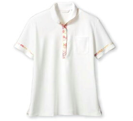 【介護服】ニットシャツ（レディス・半袖）　LW201　ローラアシュレイ　住商モンブラン
