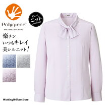 リボン シャツ・ブラウス 事務服 レディースファッションの通販