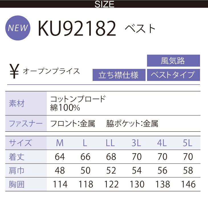 楽天市場】電動ファン用ウェア 空調風神服 ベスト 2022年新型日本製12V